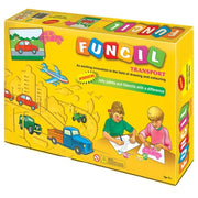 Zephyr FUNCIL – Transport Set (8), Drawing and Coloring kit, Travel Toys, for Kids 5+, Sketching kit,Return Gifts