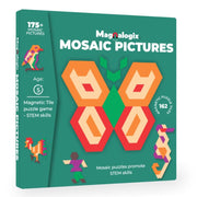 ToyKraft Mosaic Pictures Magnetic Tile Puzzle for Kids 5 to 7 Year Old| Learning and Educational Toys Games | Magnalogix
