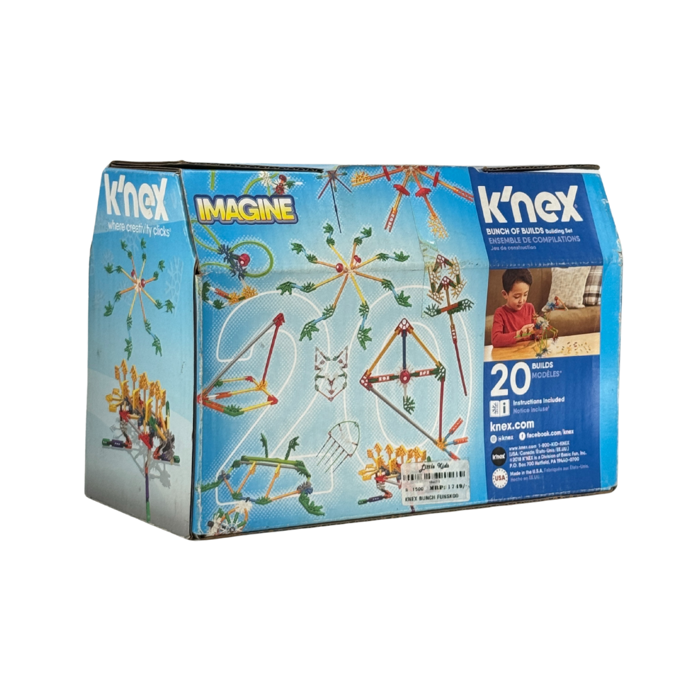 KNex 353Pcs K’nex Bunch 20 Model 18818 EA Building Set