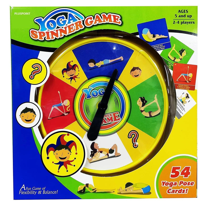 Yoga Spinner Game, Fun Exercise for Kids Workout, Spin & Stretch The Ultimate Yoga Spinner Game for Mindful Fun and Fitness! (Yoga)(Yoga Game) Pack of 1