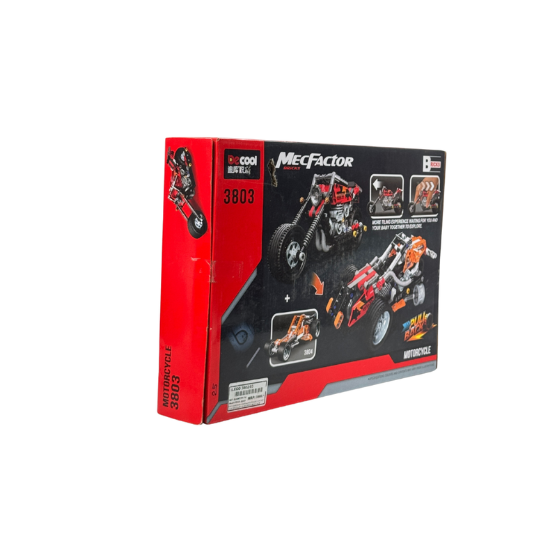 Super Racer Bike Constructor Motorcycle Architect Series Pull Back Super Racer Speedy Building Block DIY Toys for Boys Girls (Multi)