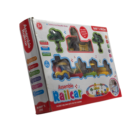 Assemble Railcar baby's gift set