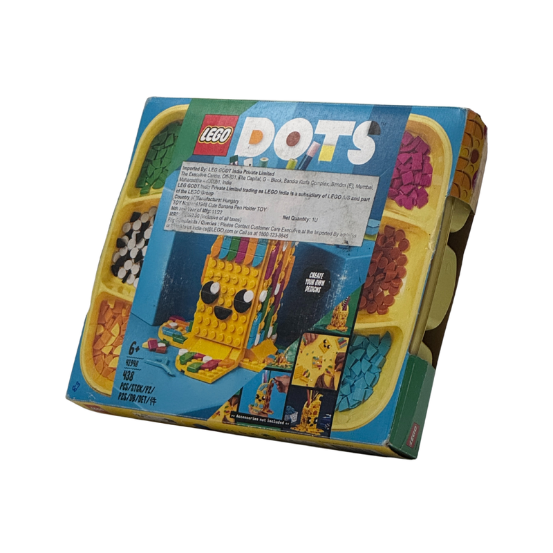 LEGO Dots Cute Banana Pen Holder 41948 DIY Craft Decoration Kit (438 Pieces)|Multicolor