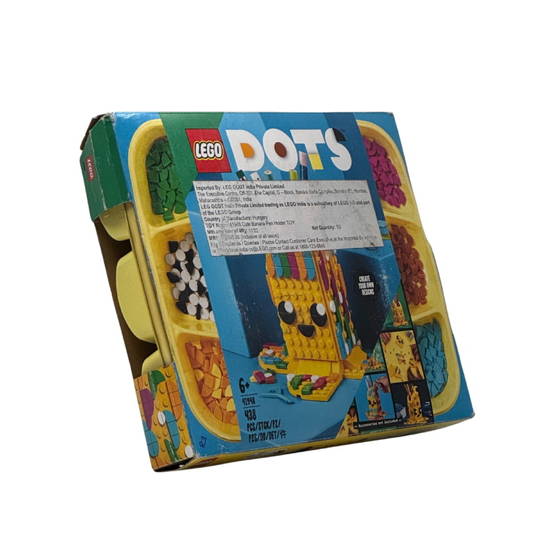 LEGO Dots Cute Banana Pen Holder 41948 DIY Craft Decoration Kit (438 Pieces)|Multicolor
