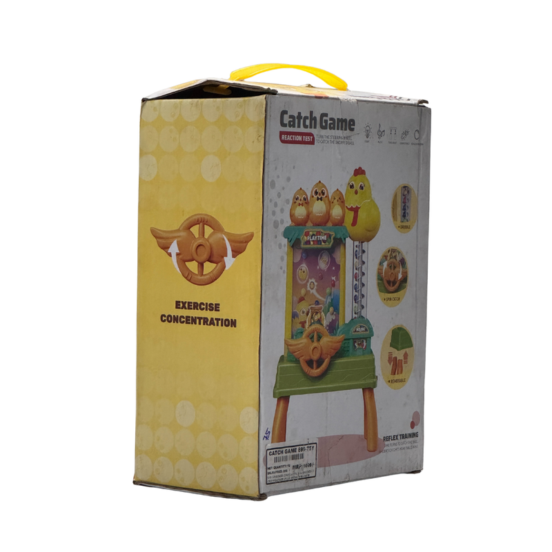 Catch Ball Game Machine Indoor Game for Kids Chicken Electric Rotate Dribbling Dropped Fun Activity Game Interactive Table Top Game