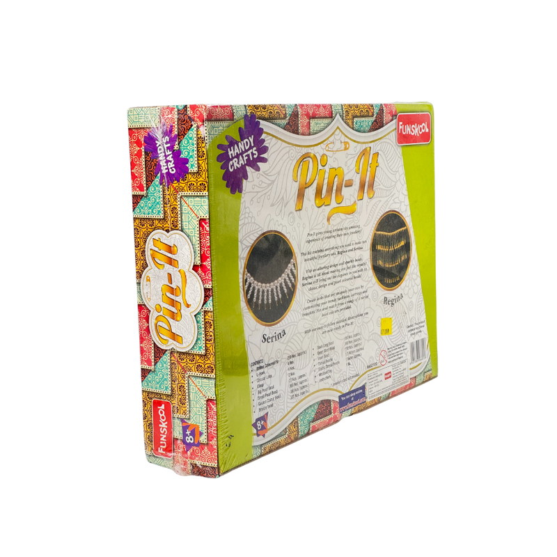Funskool – Handycrafts Pin It , DIY Unique Jewellery Designs with Fancy Safety Pins