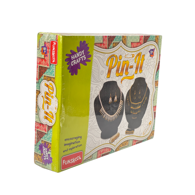 Funskool – Handycrafts Pin It , DIY Unique Jewellery Designs with Fancy Safety Pins