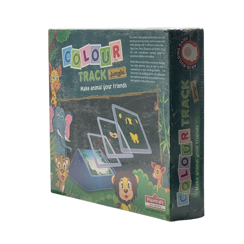 Toymate Colour Track Jungle – Super Fun Animal Puzzle – an IQ Building Game for 4 Years & Above