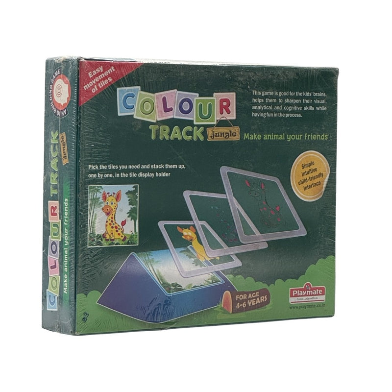 Toymate Colour Track Jungle – Super Fun Animal Puzzle – an IQ Building Game for 4 Years & Above