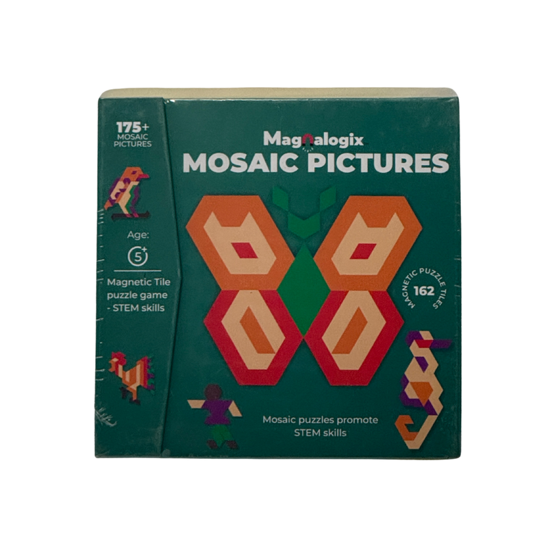 ToyKraft Mosaic Pictures Magnetic Tile Puzzle for Kids 5 to 7 Year Old| Learning and Educational Toys Games | Magnalogix