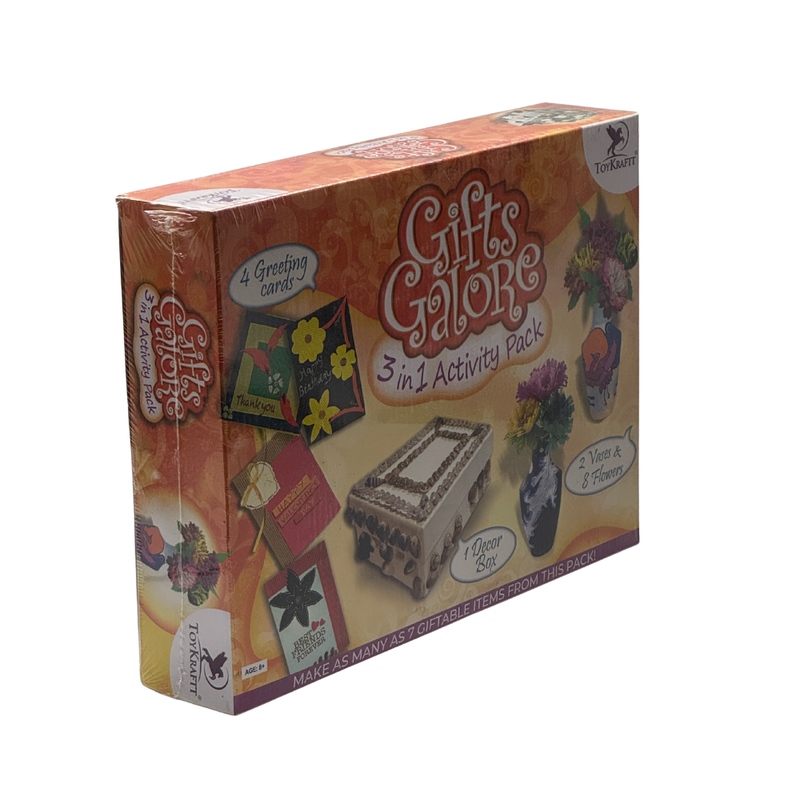 ToyKraft Gifts Galore, Creativity and Fun, Skill Development, Multicolor Pack, Best Gift for Kids 8 Year Old and Above