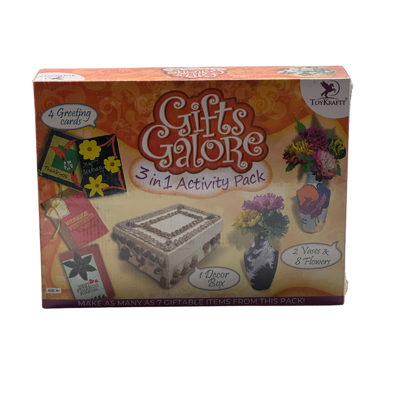 ToyKraft Gifts Galore, Creativity and Fun, Skill Development, Multicolor Pack, Best Gift for Kids 8 Year Old and Above