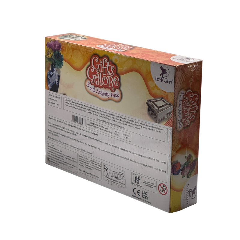 ToyKraft Gifts Galore, Creativity and Fun, Skill Development, Multicolor Pack, Best Gift for Kids 8 Year Old and Above