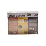 ToyKraft Folk Decors Art and Craft DIY Kit for Kids Ages 8-12, Learn 3 Indian Art Forms Madhubani, Warli and Gond, Gift for Kids, Folk Decors
