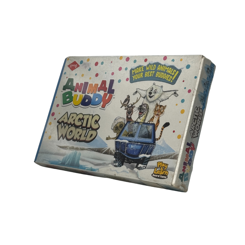 Animal Buddy Arctic World-Play & Learn-Family Fun Board Game-Fantastic Wildlife Introduction for 6+ Year Olds Multicolor – Made in India (2 Players)