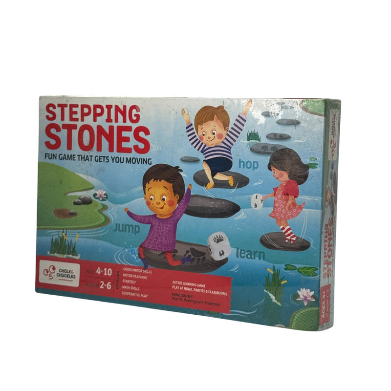 Chalk And Chuckles, Stepping Stones Game for Kids Age 4-8 Year, Outdoor and Indoor Game, Birthday Gift for Girls and Boys 4, 5, 6, 7 Years