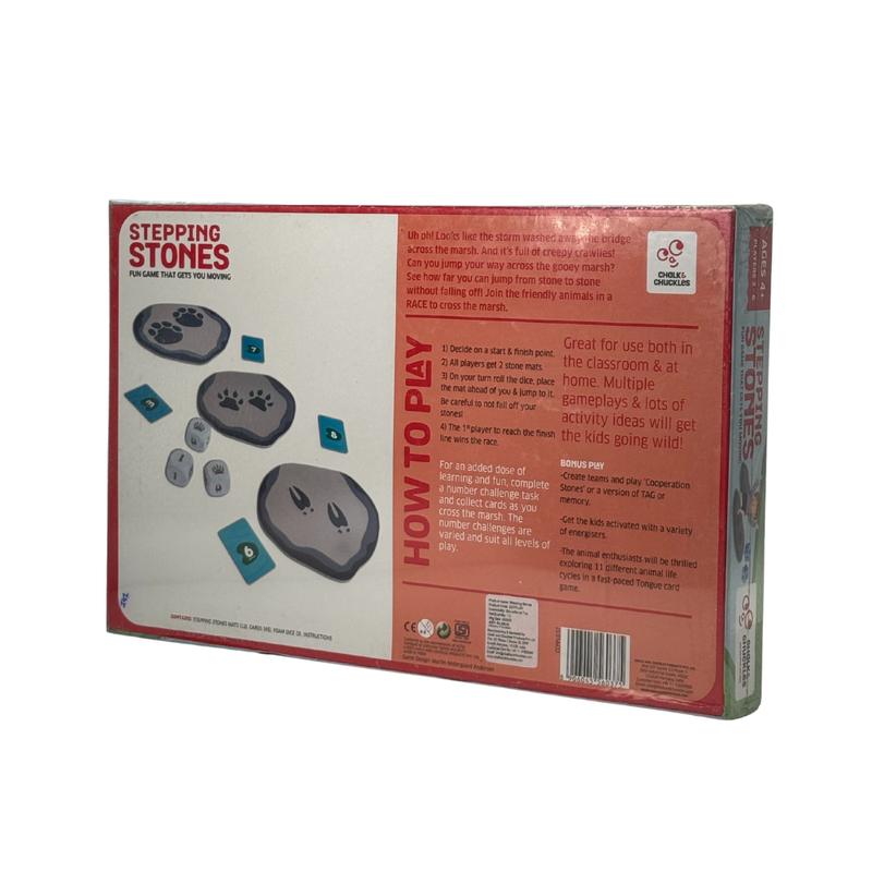 Chalk And Chuckles, Stepping Stones Game for Kids Age 4-8 Year, Outdoor and Indoor Game, Birthday Gift for Girls and Boys 4, 5, 6, 7 Years