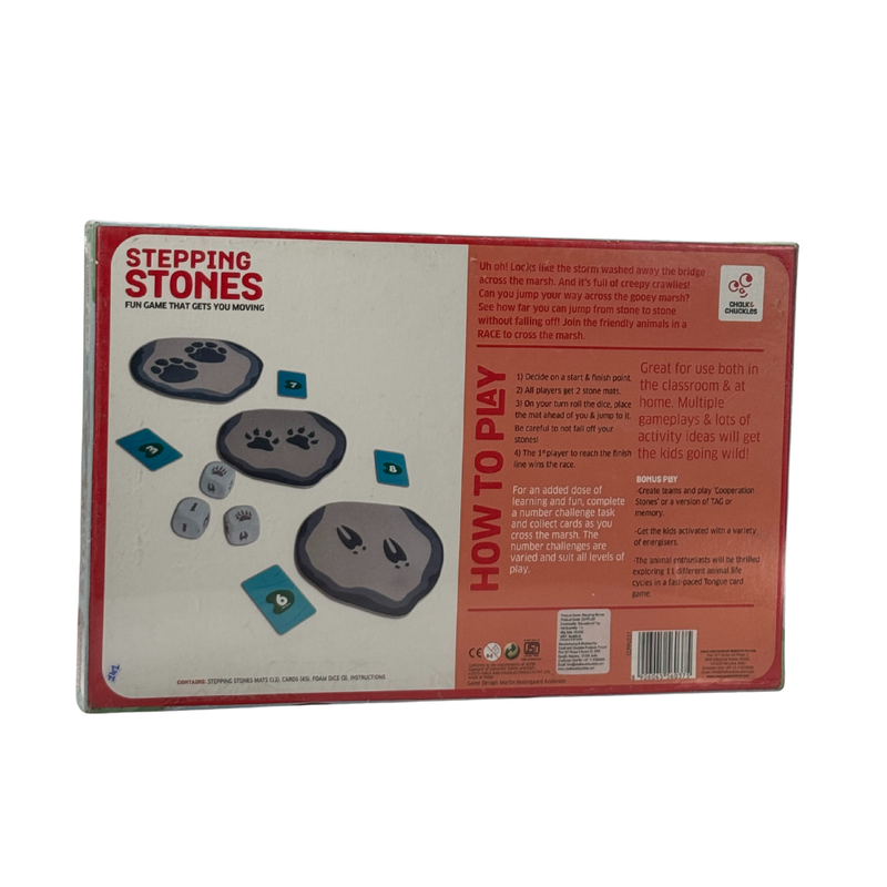 Chalk And Chuckles, Stepping Stones Game for Kids Age 4-8 Year, Outdoor and Indoor Game, Birthday Gift for Girls and Boys 4, 5, 6, 7 Years