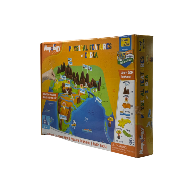 Imagimake Mapology – Political & Physical World Map Puzzle, Learn World Map Puzzle with Flags & Capitals, Educational Toy – Puzzles for Kids for Age 5 Years+, Best Gift for Boys & Girls