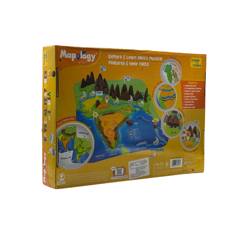 Imagimake Mapology – Political & Physical World Map Puzzle, Learn World Map Puzzle with Flags & Capitals, Educational Toy – Puzzles for Kids for Age 5 Years+, Best Gift for Boys & Girls