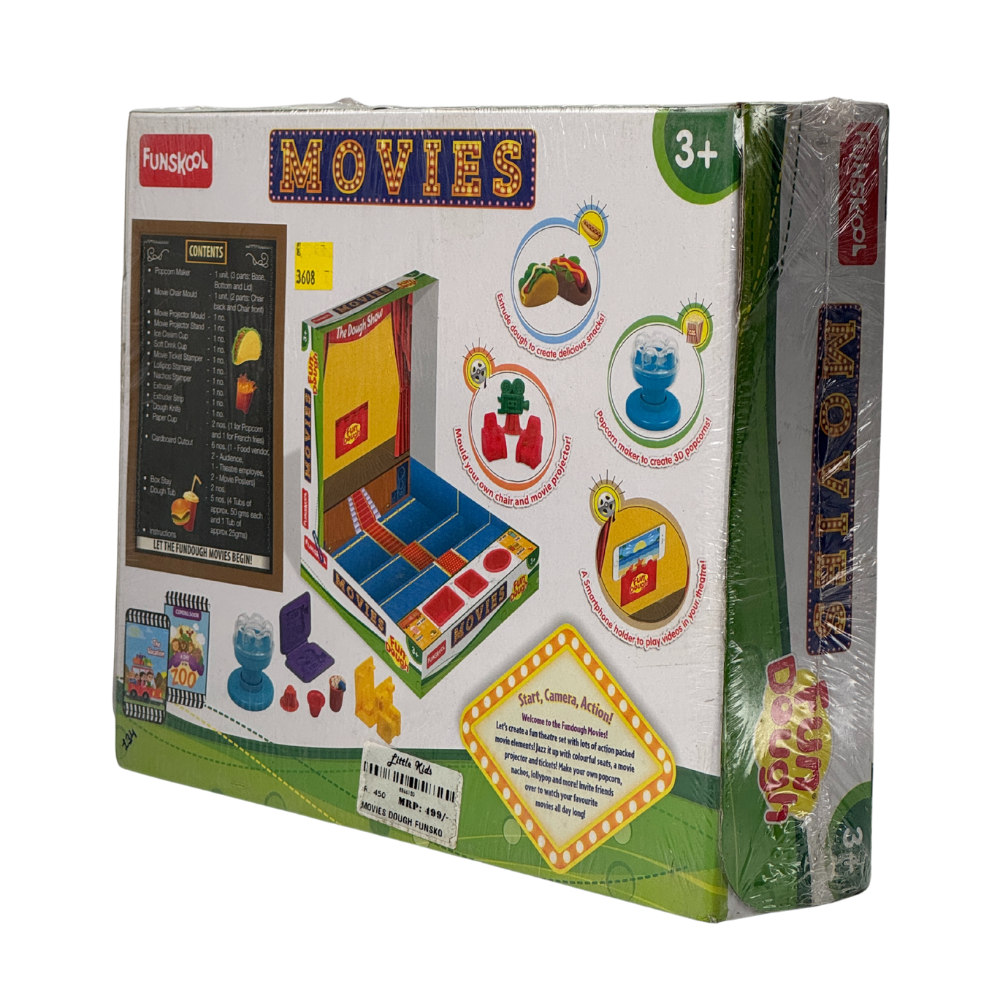 Fundough – Movies, Shaping and Sculpting, 3years +, Multicolor