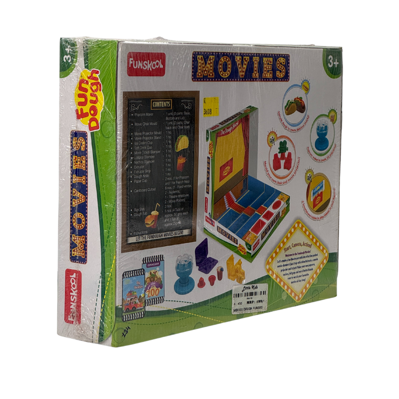 Fundough – Movies, Shaping and Sculpting, 3years +, Multicolor
