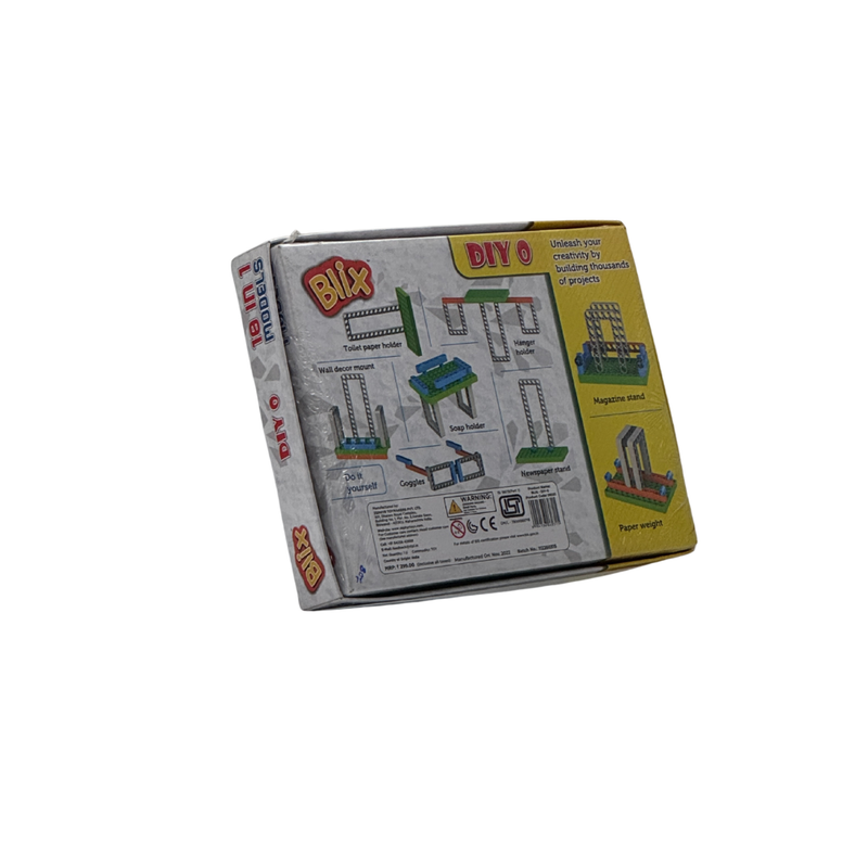Blix DIY Toys Games, Building and Construction Set for Boys and Girls Age 5+ Years – Multicolor