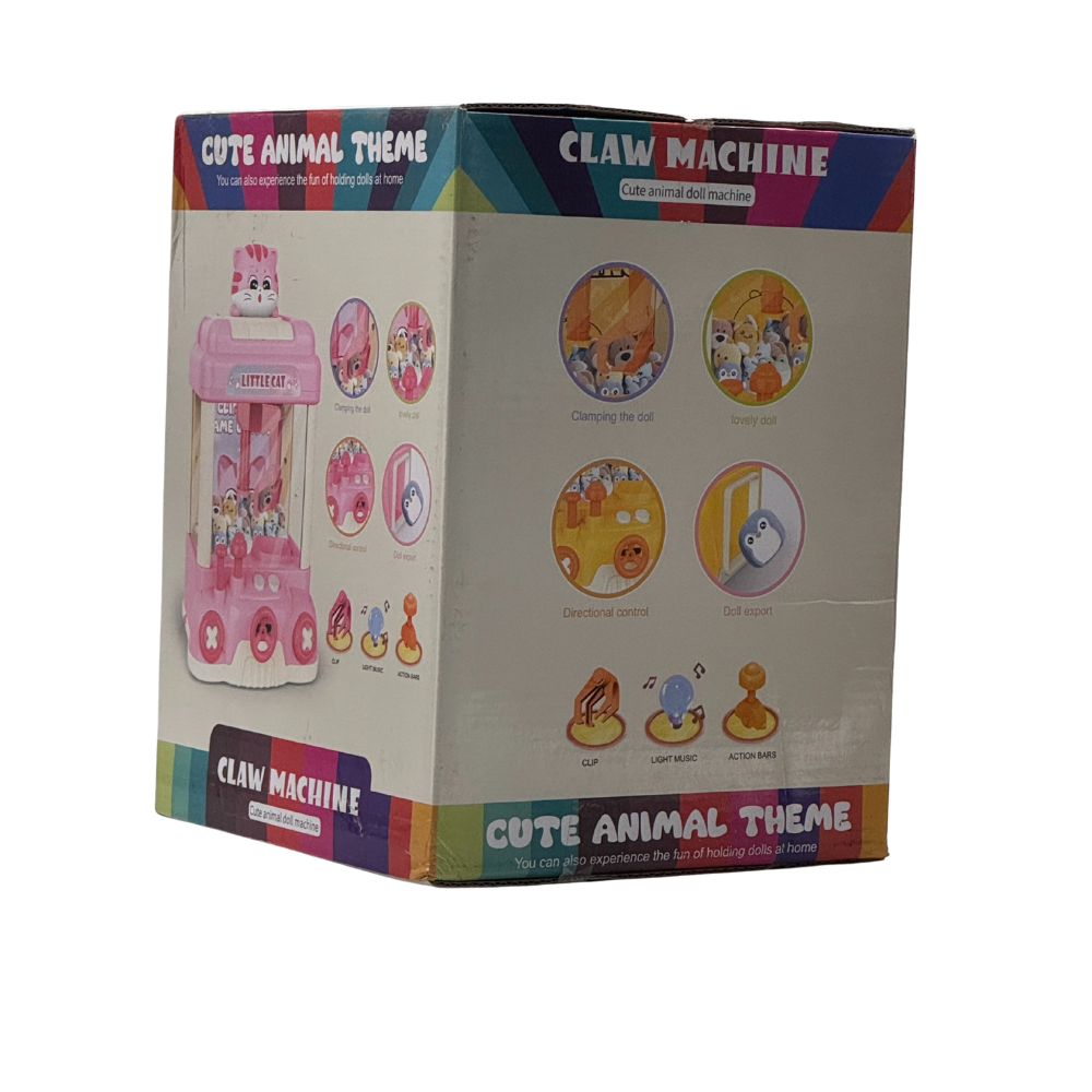 Catcher Claw Machine Arcade Game, Electronic Small Toys, Mini Vending Machine, Arcade Candy Capsule Claw Game Prizes Toy for Kids