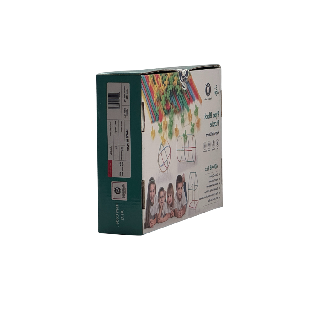 Chanak’s Pipe Block Puzzle – Innovative Tube Lock Construction Set for Kids’ Creative Education