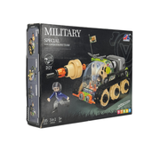 DIY 3-in-1 Disassembling Military Special Operations Kit with Safe Screw Driver for Kids[185 Pcs]