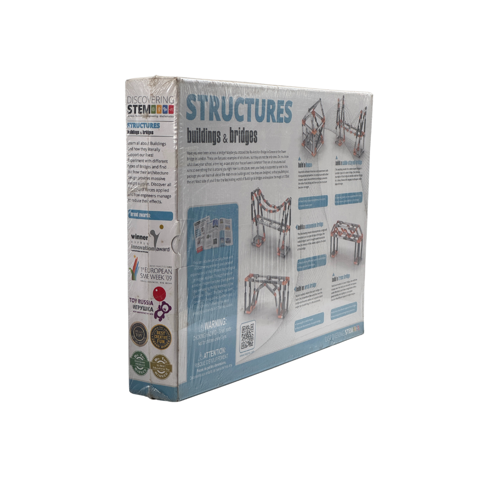 Engino- STEM Toys, Buildings & Bridges, Construction Toys for Kids 9+, Educational Toys, Gifts for Boys & Girls (9 Model Options), STEM Kit for Learning Toys & Games