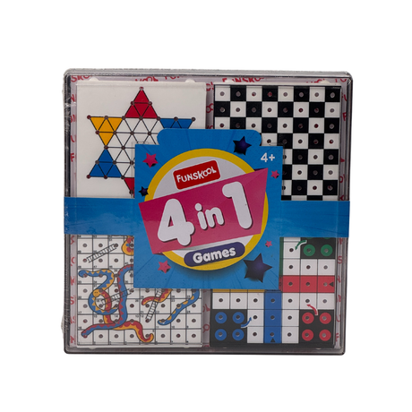 Funskool 4 in 1 Travel Board Game | Best Birthday Gift for Kids