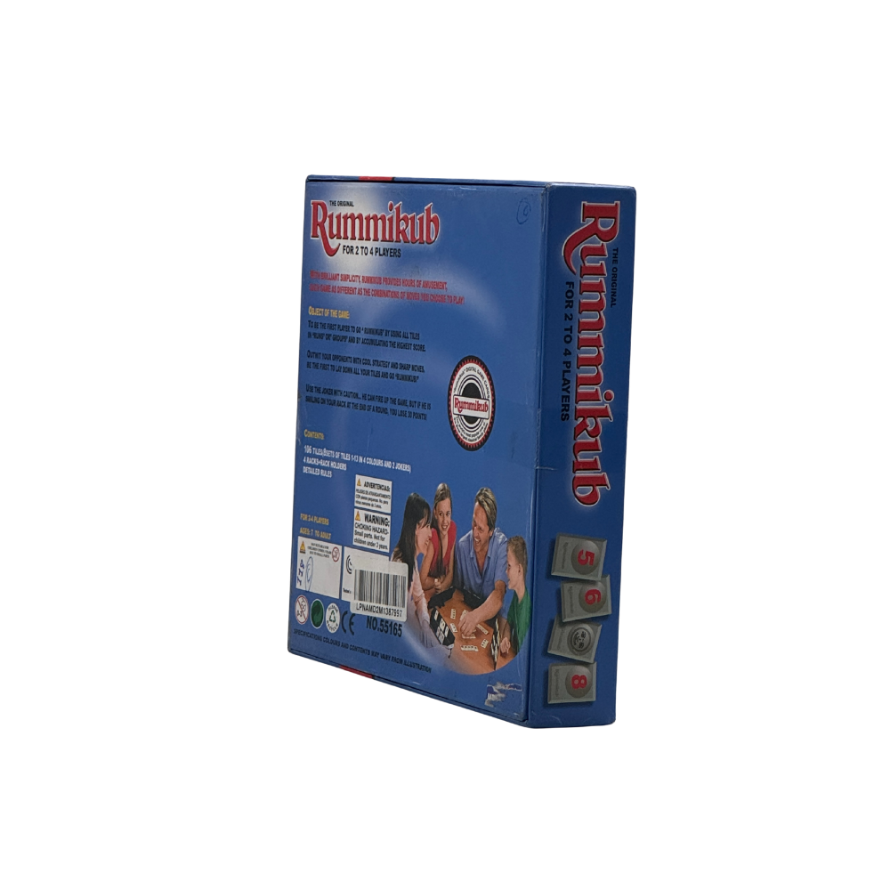 The Rummikub (mini) Card Game Brings People Together Classic Board & Card Game for Adult Family Friend (Ages 8 and Up; Players 2-4)