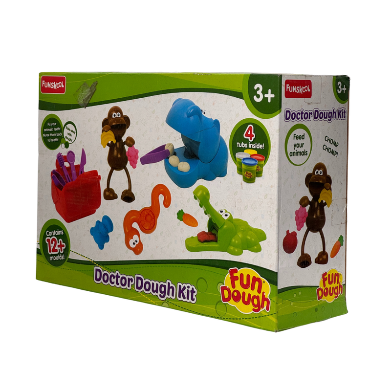 Fundough – Doctor Dough Kit, Shaping and Sculpting Playset, 3years +, Multicolor