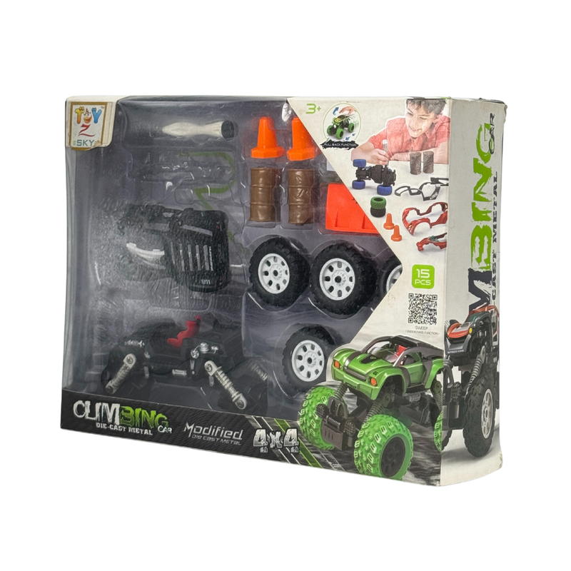 Kid Climbing Car Die Cast Unbreakable Toys Puzzle Disassembly, Assembly, Removable, Educational And Learning Toys With Screw Driver Engineering Car Assembly(Pack Of 01)