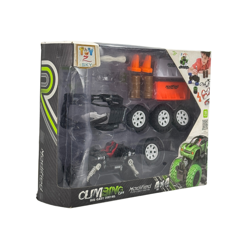 Kid Climbing Car Die Cast Unbreakable Toys Puzzle Disassembly, Assembly, Removable, Educational And Learning Toys With Screw Driver Engineering Car Assembly(Pack Of 01)