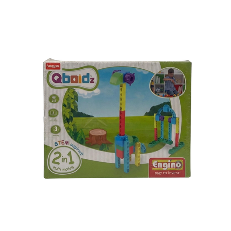 Engino Qboidz 2 In 1 Mm Giraffe,Construction Skills, Multicolor Pack of 1 Piece