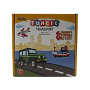 Zephyr FUNCIL – Transport Set (8), Drawing and Coloring kit, Travel Toys, for Kids 5+, Sketching kit,Return Gifts