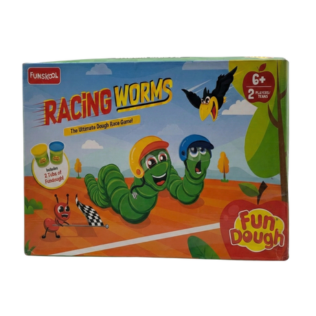 Fundough – Racing Worms, Extrude and Race, 3years +, Multicolor