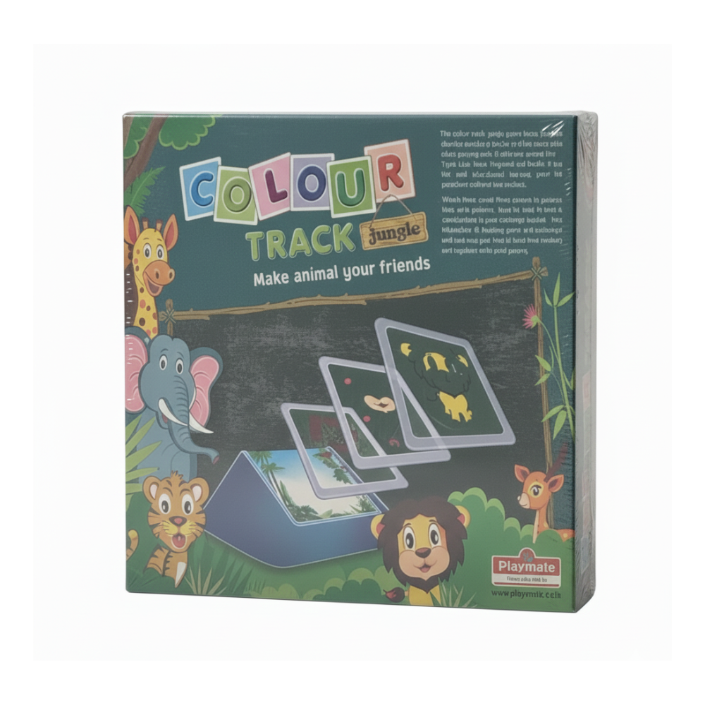 Toymate Colour Track Jungle – Super Fun Animal Puzzle – an IQ Building Game for 4 Years & Above