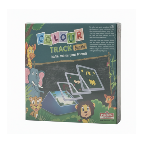 Toymate Colour Track Jungle – Super Fun Animal Puzzle – an IQ Building Game for 4 Years & Above