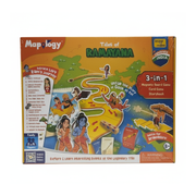 Imagimake Mapology Tales of Ramayana | 3-in-1 Fun Family Board Game | Magnetic Path Puzzle | Ramayana Storybook | Trump Cards| Gifts for Kids Age 8,9,10,11,12