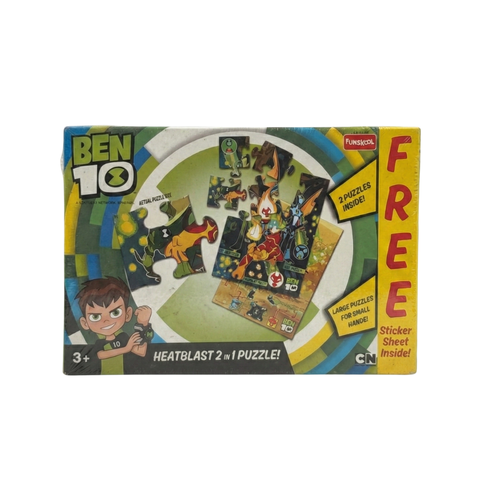 Funskool puzzles ben 10 2 in 1 – 60 pcs puzzle-Multicolor | Best Birthday Gift for Kids