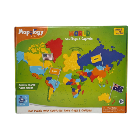 Imagimake Kid’s Mapology – Physical Features of India Learn 50+ Geographical Features Like Mountains, Rivers, Plateaus Educational Toy and Learning Aid Puzzles for Age 5 Years+,Multicolor