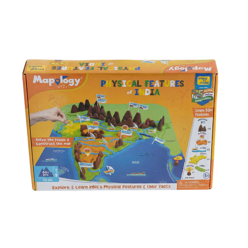 Imagimake Mapology – Political & Physical World Map Puzzle, Learn World Map Puzzle with Flags & Capitals, Educational Toy – Puzzles for Kids for Age 5 Years+, Best Gift for Boys & Girls