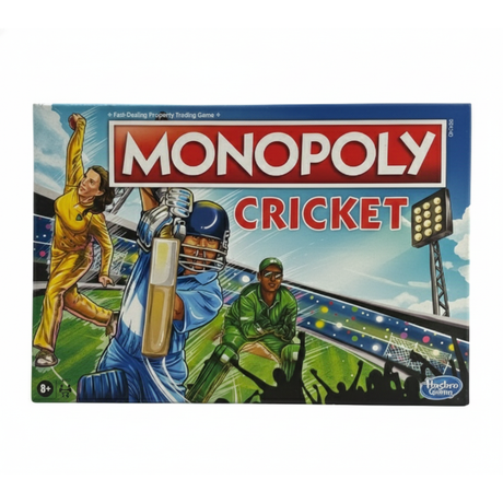 Monopoly Cricket Board Game | Cricket-Themed Monopoly Board Game for Families and Kids | for Ages 8+ | for 2 to 6 Players | Birthday Gift for Kids & Families