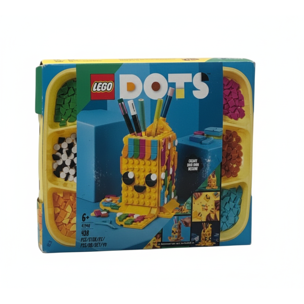 LEGO Dots Cute Banana Pen Holder 41948 DIY Craft Decoration Kit (438 Pieces)|Multicolor