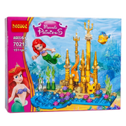 Jisi 70213 Mermaid Princess Fairytale Castle Building Blocks 151pcs