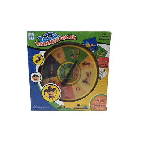 Yoga Spinner Game, Fun Exercise for Kids Workout, Spin & Stretch The Ultimate Yoga Spinner Game for Mindful Fun and Fitness! (Yoga)(Yoga Game) Pack of 1