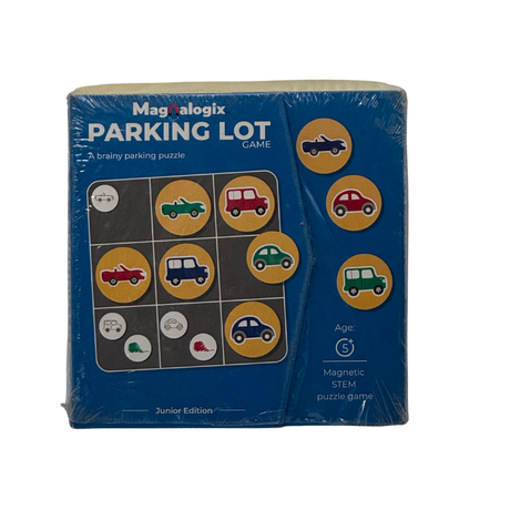 ToyKraft Parking Lot Mind Game Brain 5 Year Old Educational Toys, Gift for Boys Girls Age of 5 to 7 Years Old, Magnalogix Magnetic Games for Kids, Junior